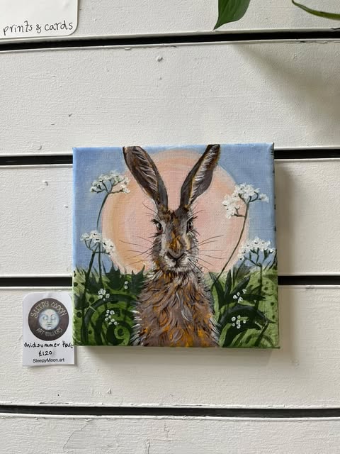 Midsummer Hare Original Painting