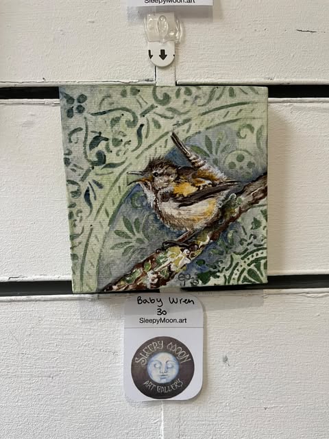 Baby Wren Original Painting