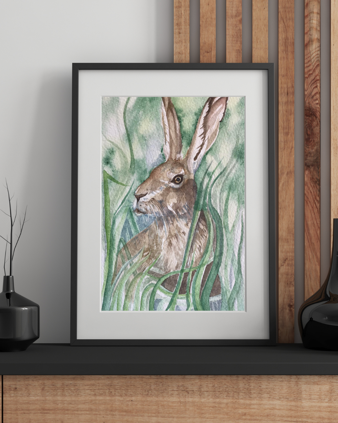 Meadow Hare Original Painting